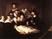 REMBRANDT Harmenszoon van Rijn The Anatomy Lecture of Dr. Nicolaes Tulp SE Spain oil painting reproduction